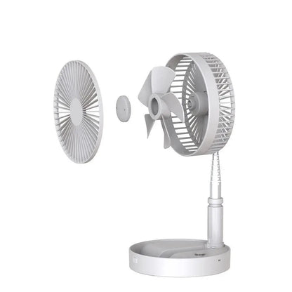 Adjustable Height Telescopic Rechargeable FAN