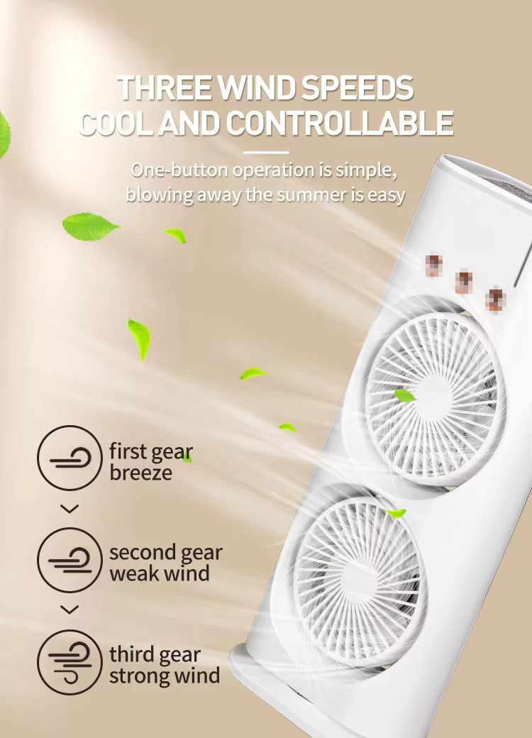 Mini Air Cooler Double Ended Spray Cooling Fan With Mist Humidifier